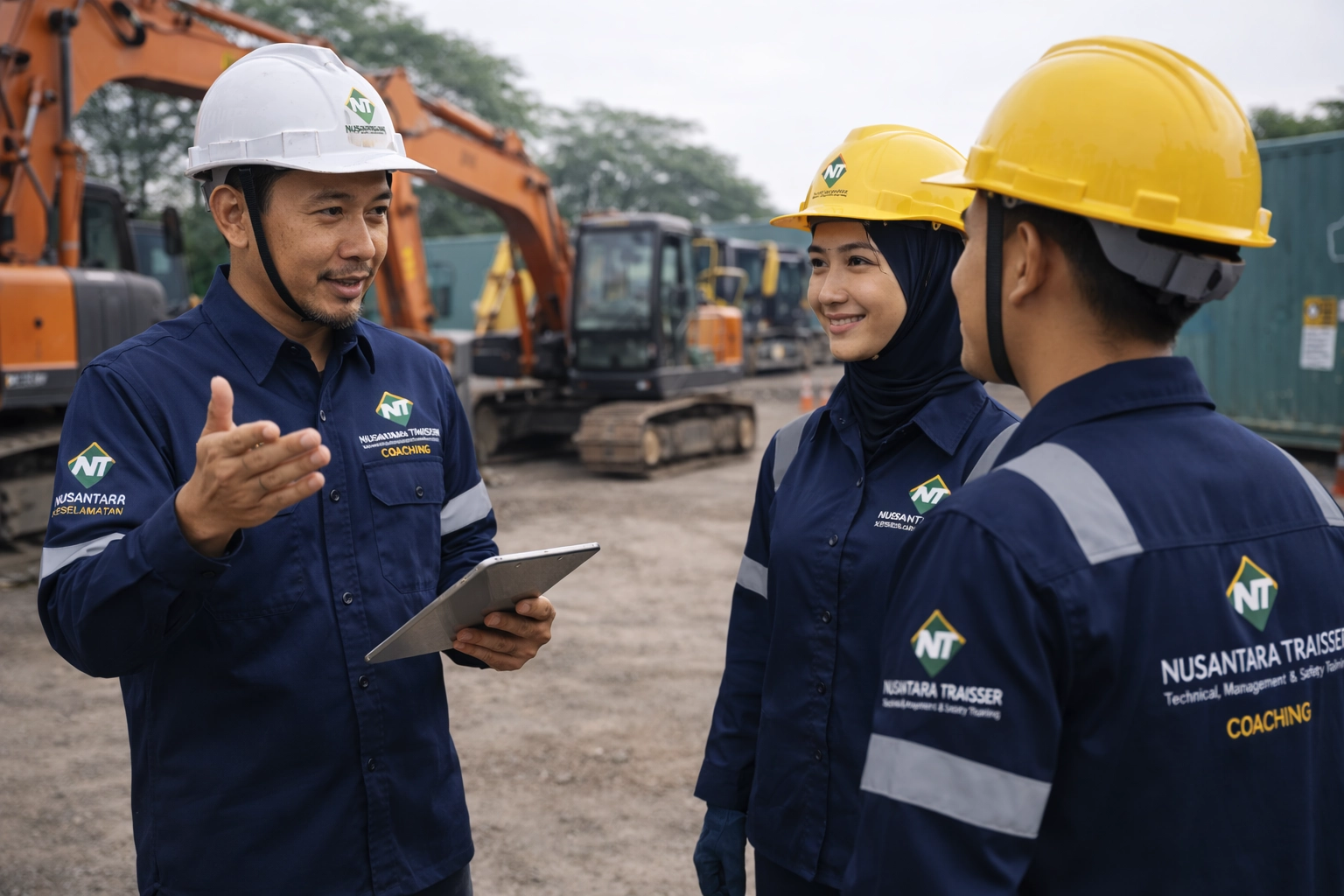Pendampingan coaching di area kerja lapangan